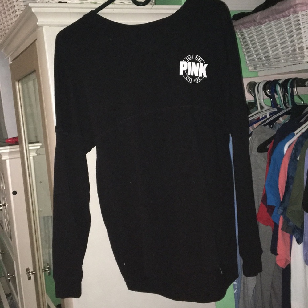 VS PINK oversized long sleeve shirt